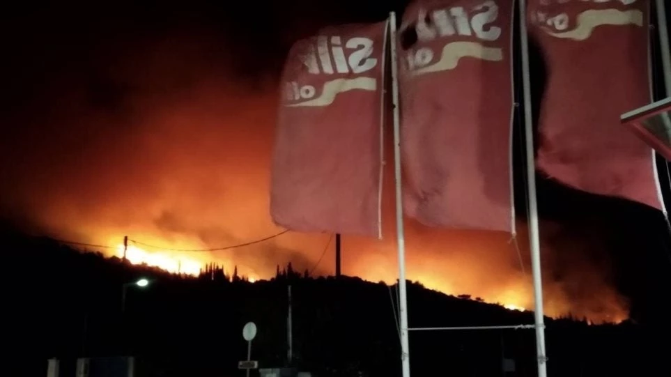 Σε εξέλιξη μεγάλη φωτιά στη Σάμο – Ισχυρές δυνάμεις πυρόσβεσης στο σημείο